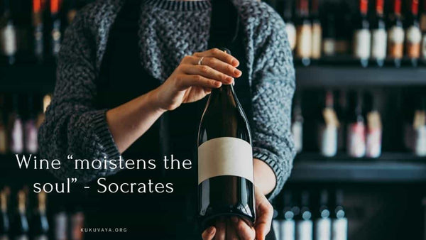 Wine feeds the soul - quote by Socrates
