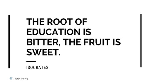 Isocrates on education - The fruit of education is sweet