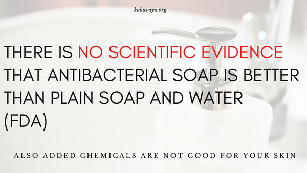 facts on handwashing: antibacterial soap there is no scientific evidence that antibacterial soaps provide better protection