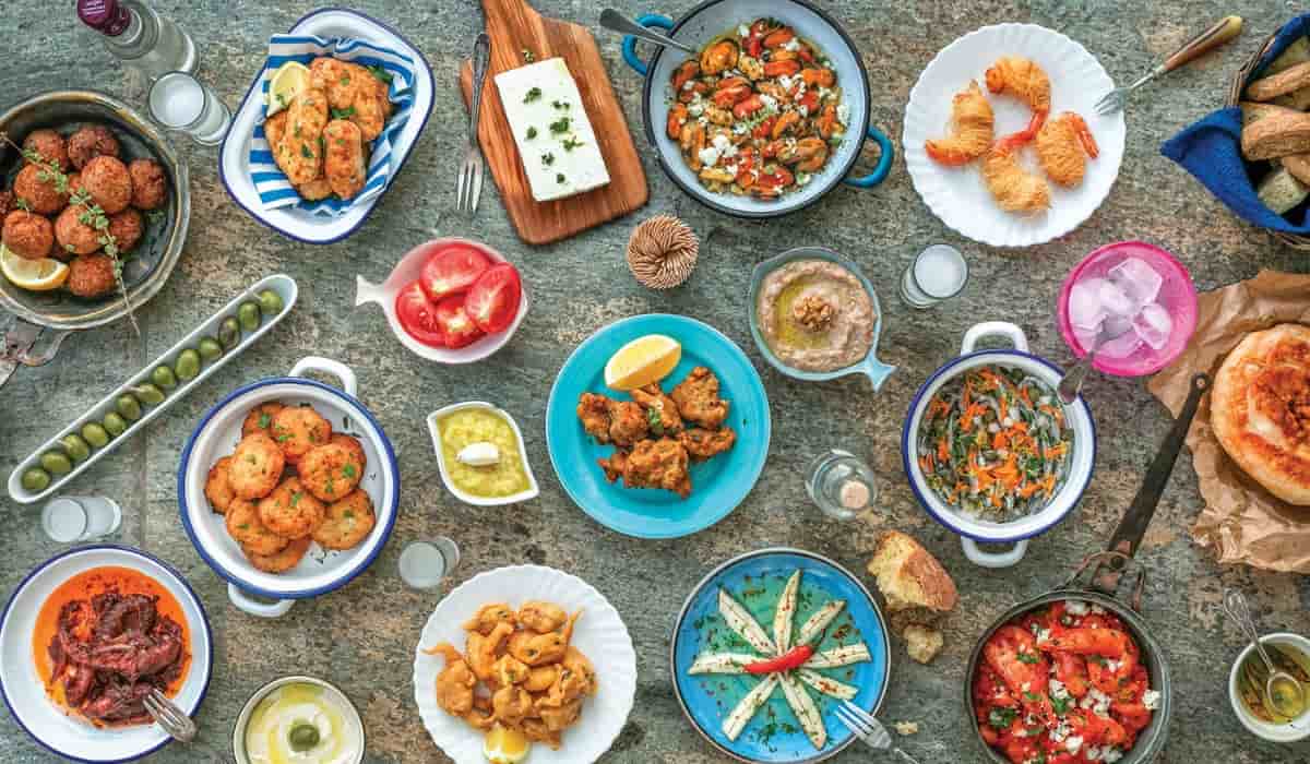 greek appetizers or greek meze dishes