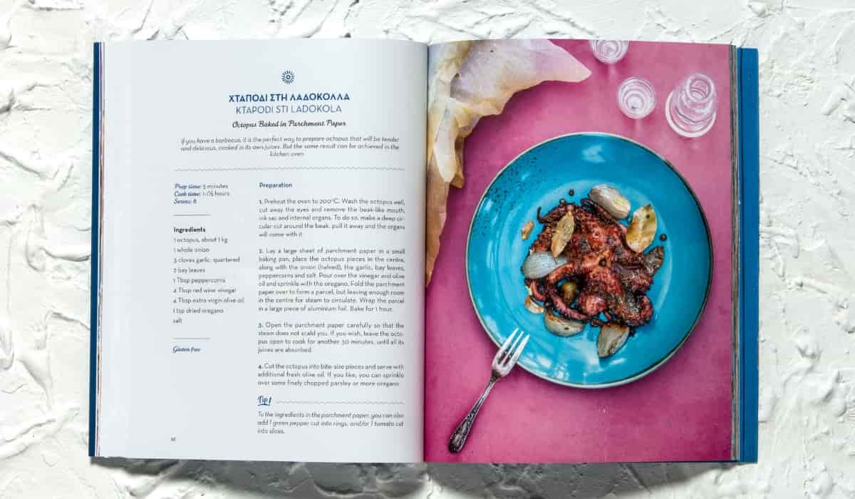 Greek octopus recipe from inside the greek meze appetizers cookbook