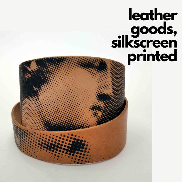 Greek mythology gifts goat leather silkscreen printed modern