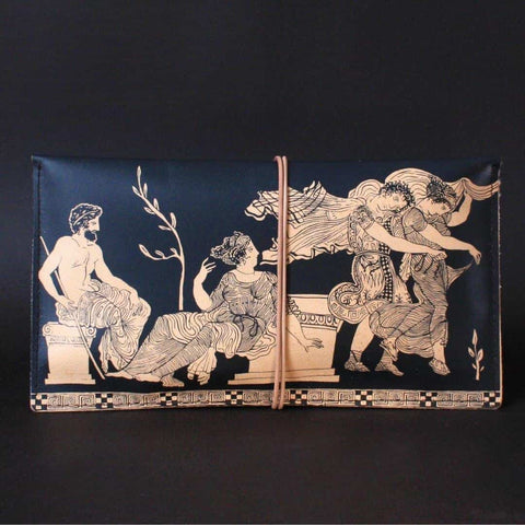 The abduction of the daughters of Leucippus leather purse