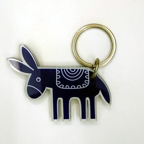 Greek Donkey Keychain