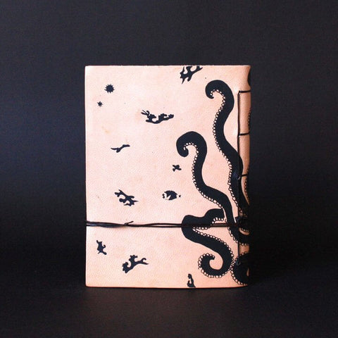 Cretan octopus from minoan vase on a journal