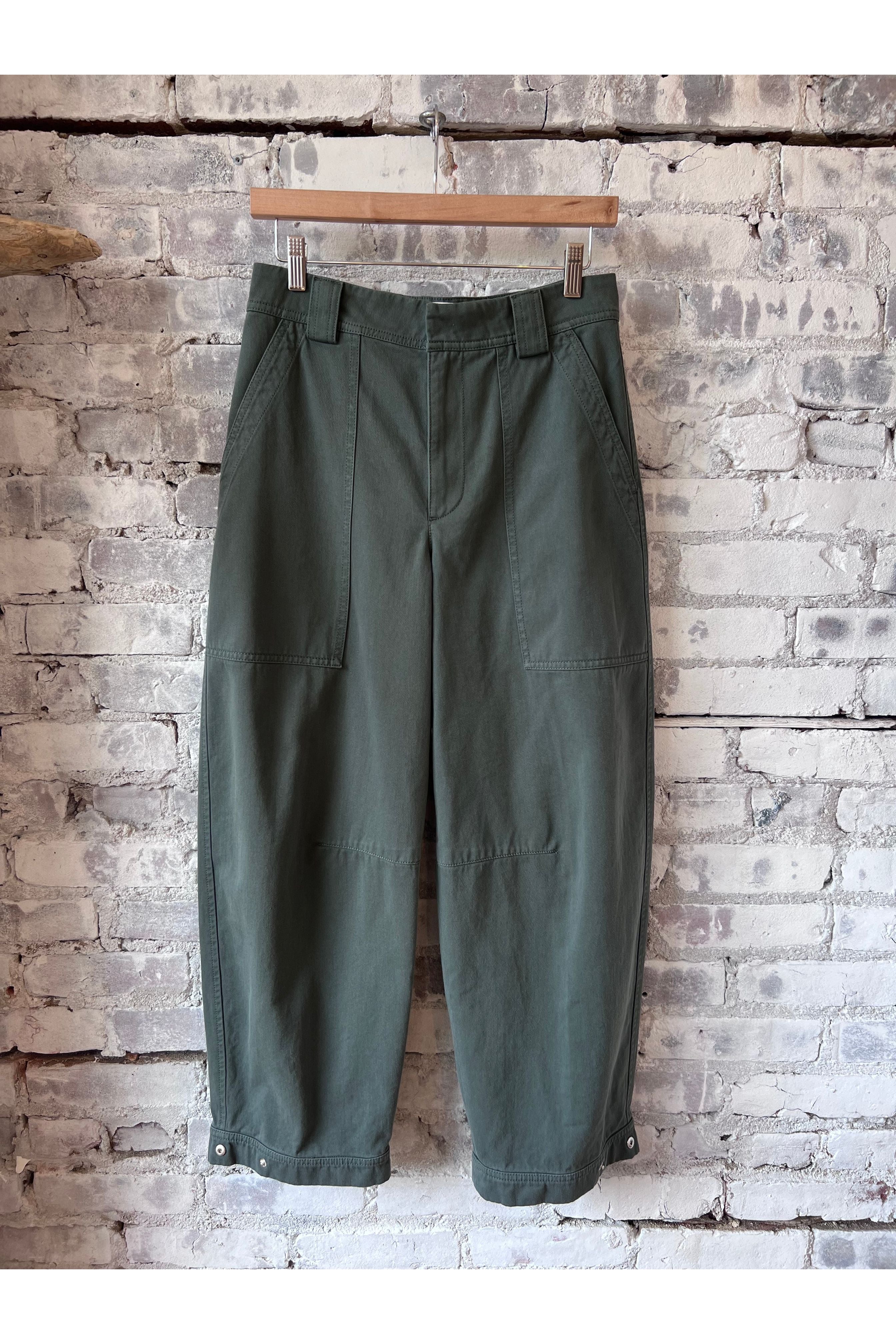 Rhannon Relaxed Pant - Pini Green - DUNE  SALT product image