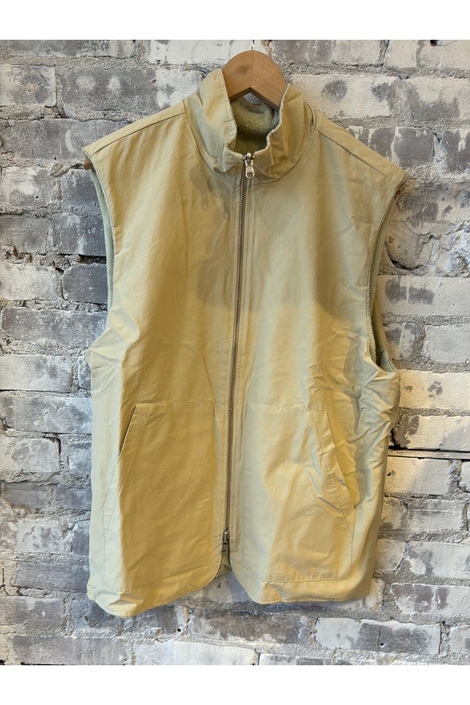 Reversible Technical Vest - Beige