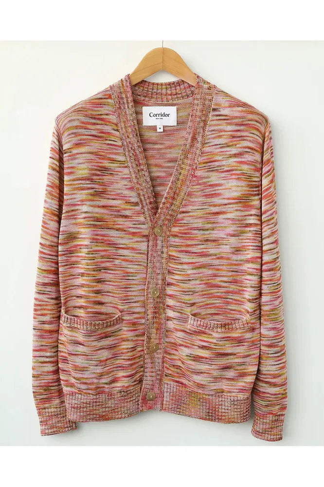 Tequila Sunrise Cardigan - Pink