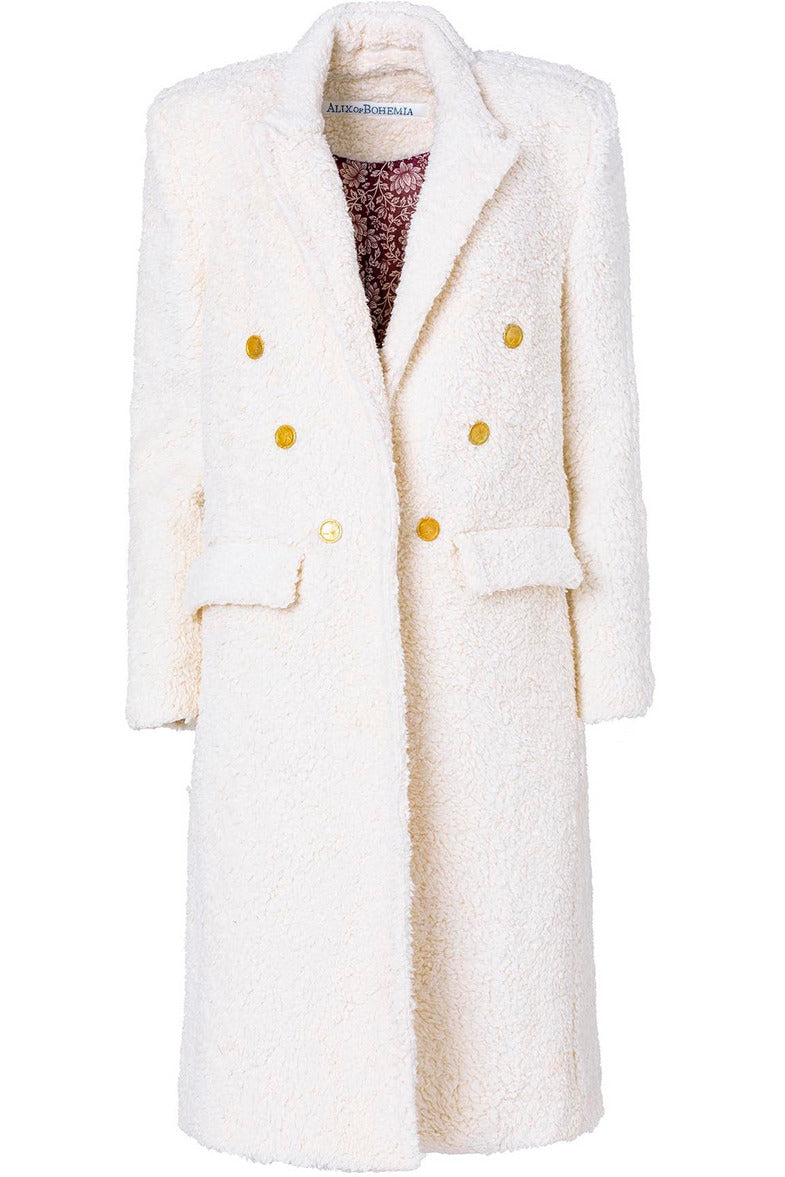 Wade City Sherpa Coat - Cream