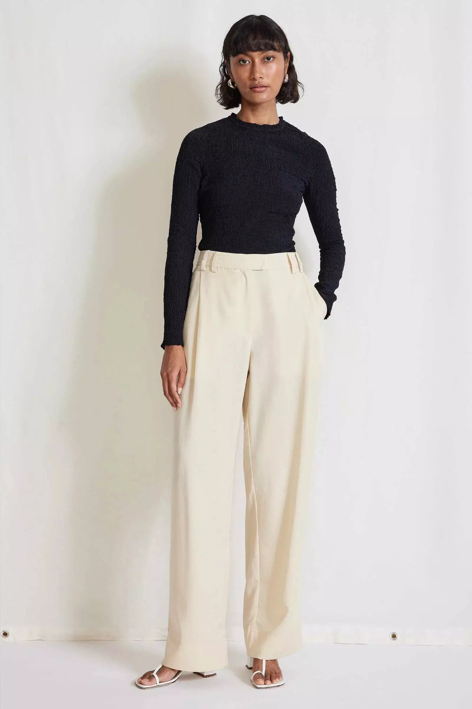 Manon Trouser - Wood Ash