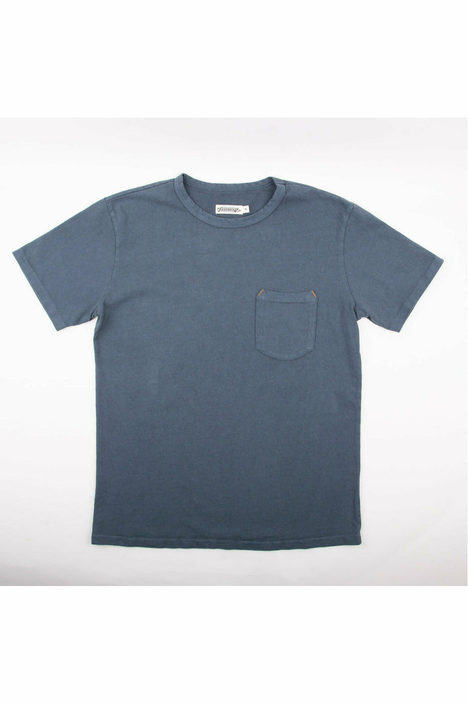 13 Ounce Pocket T-Shirt - Faded Blue