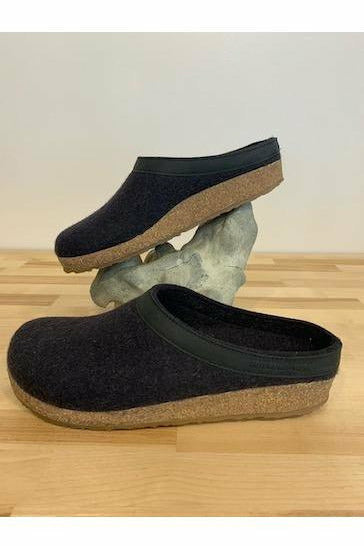 Haflinger - GZL Wool Clog - Charcoal