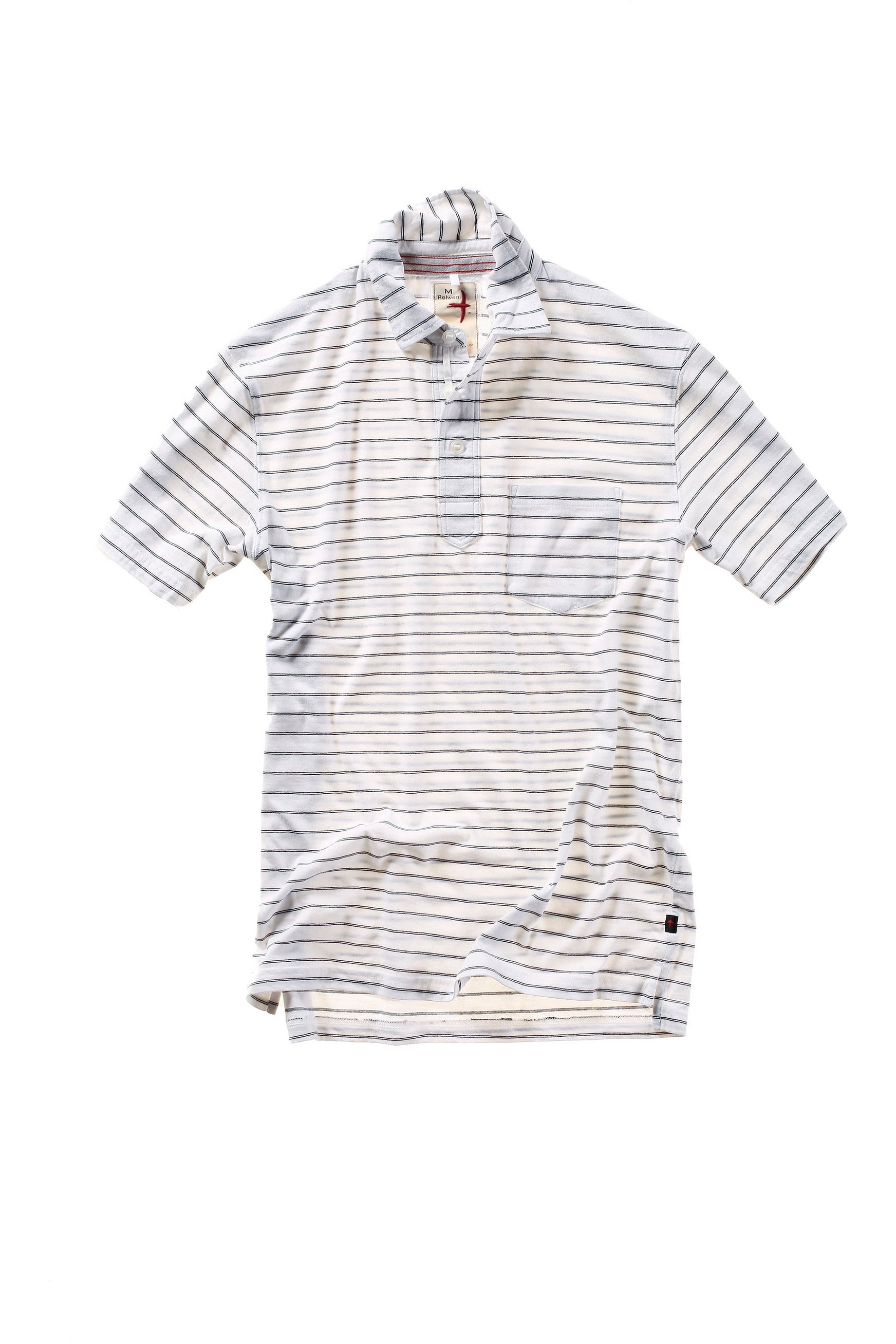 Bar-Stripe Polo - White Stripe