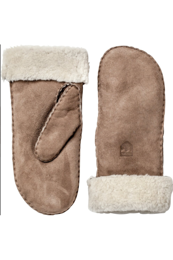 Sheepskin Mitt - Beige