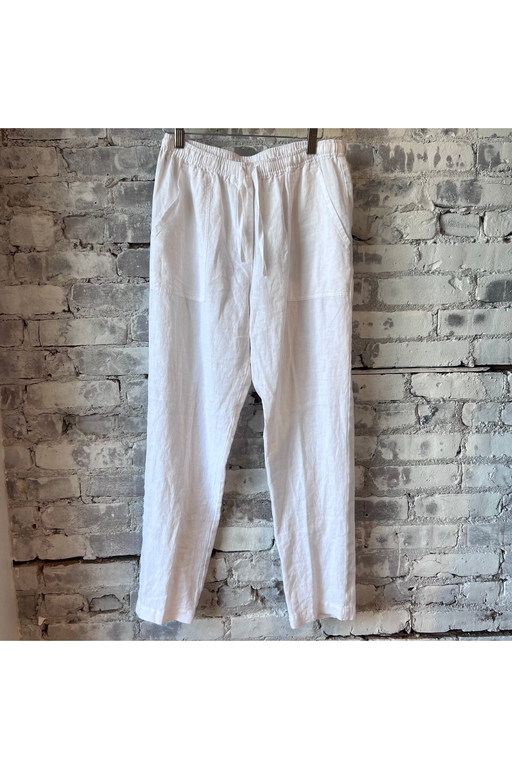 Philemon Woven Pant - White