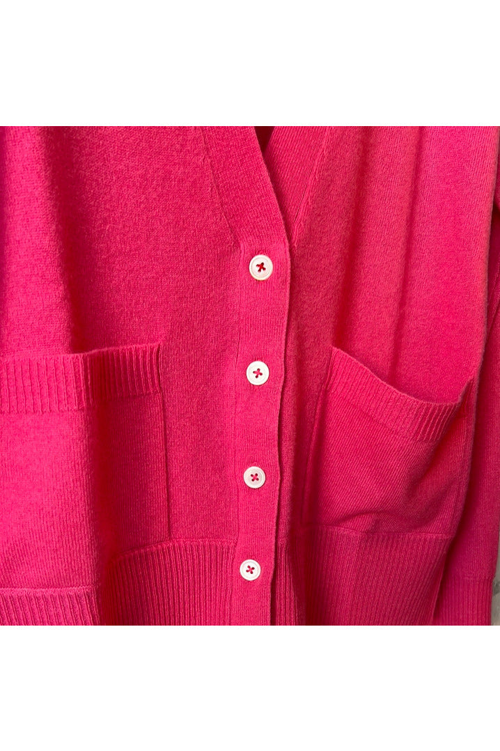 Park Cardigan - Hot Pink