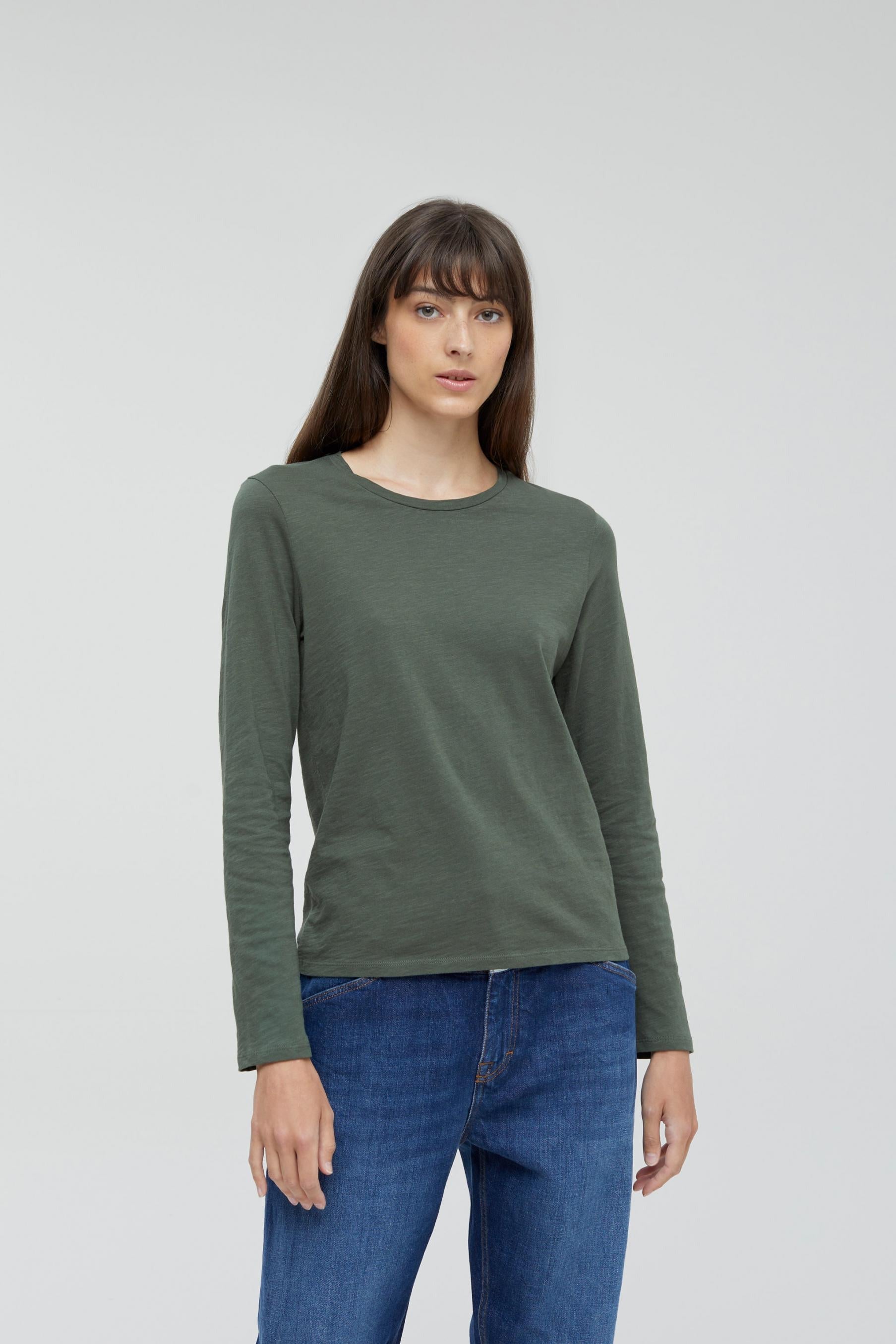 Slub Jersey Longsleeve - Thyme