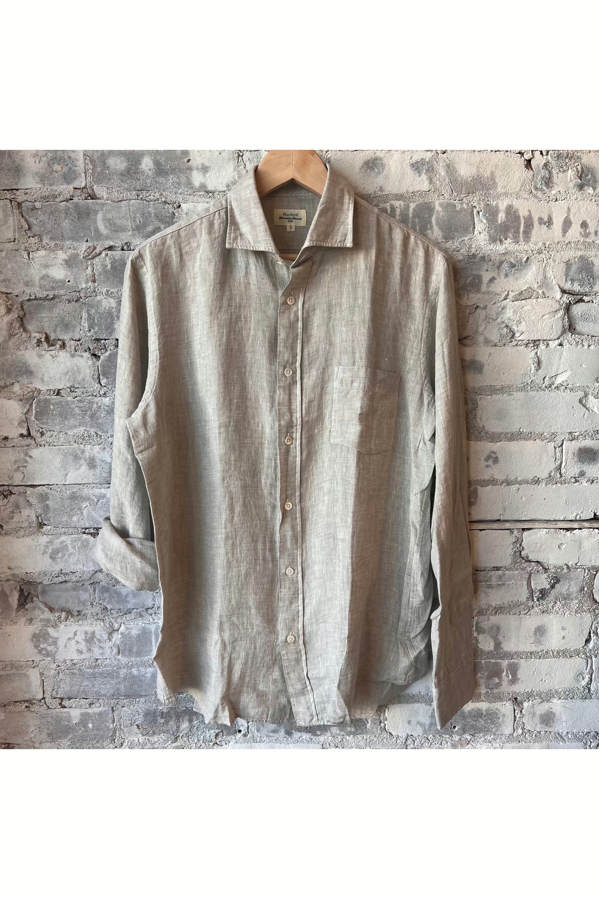 Paul Linen Shirt - Natural