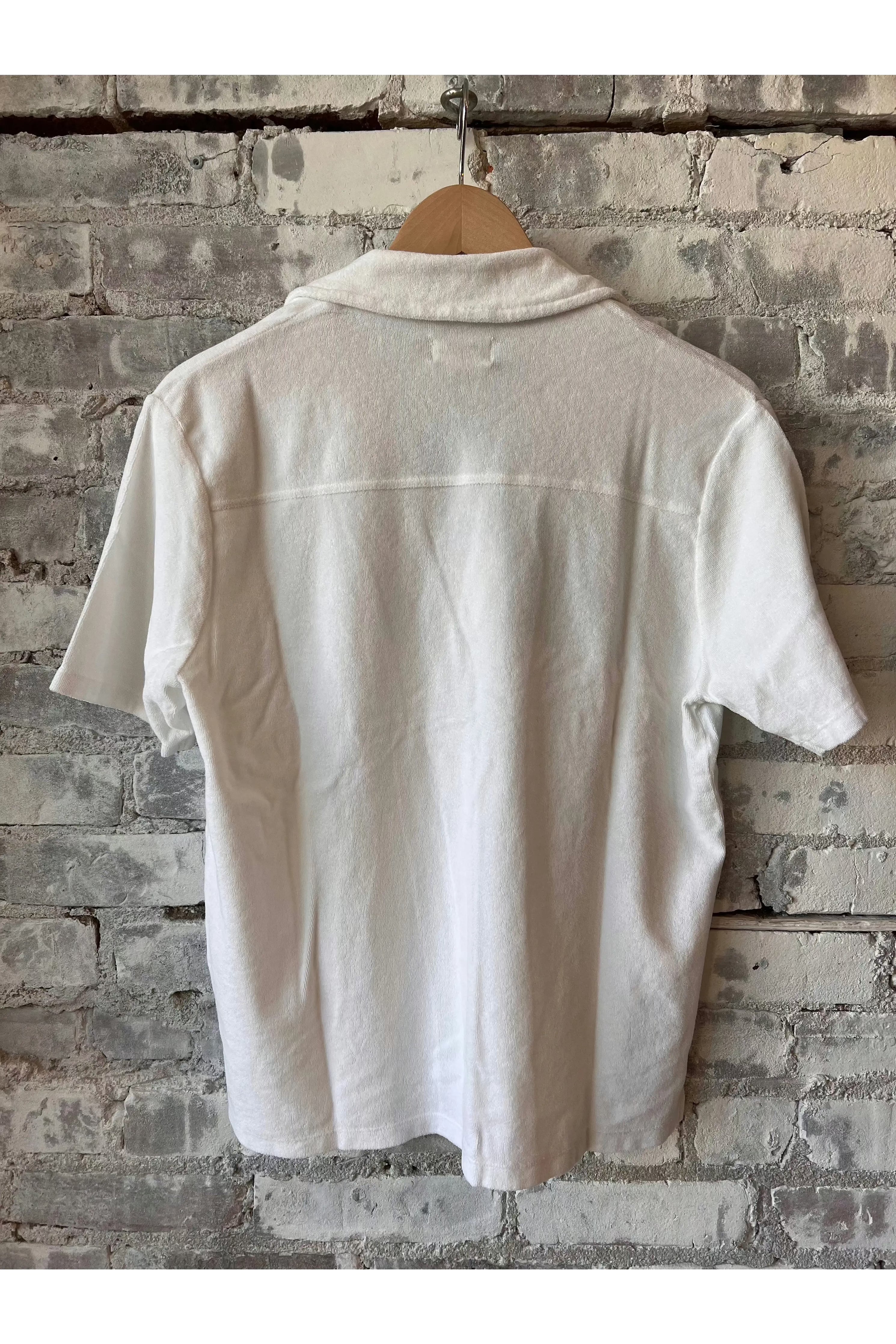 Toson Cotton-Terry Shirt - White