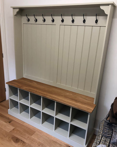 Boot Room Shoe Storage Bench Ely Farmhouse Furniture