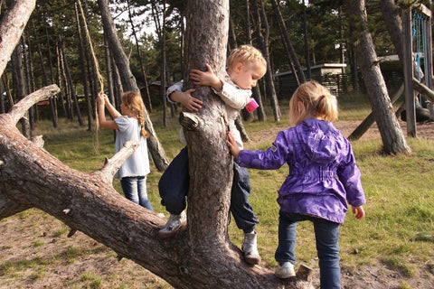 kids playing outside