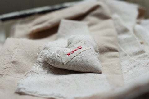 Linen is a good wool felting base or backing. - The Little Lark Blog