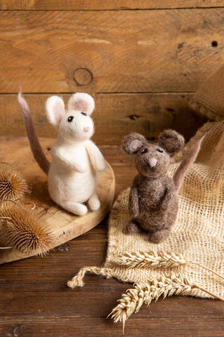 Needle Felting Mice - The Little Lark - Alder & Alouette