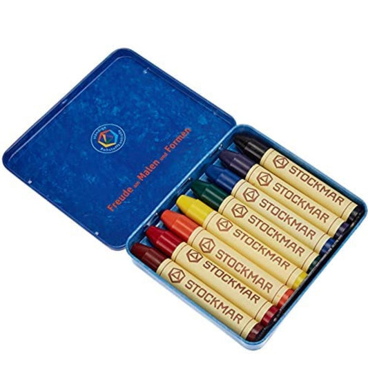 Filana 8 Rainbow Organic Beeswax Stick Crayons - Alder & Alouette