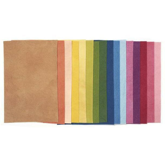 Organic Plant-Dyed Wool Felt Sheets (Spring)