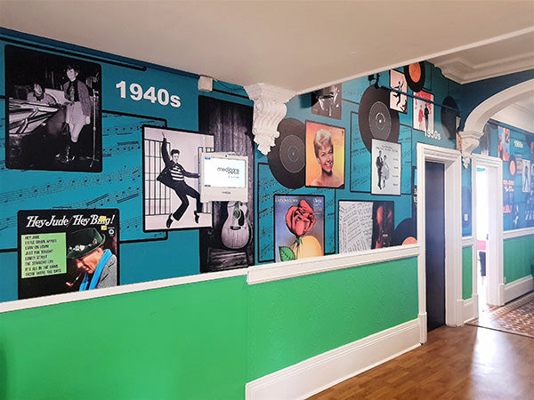 Towerview Care Project - Bespoke mural design by ATADesigns working in conjunction with the bespoke printers Wallsmiths