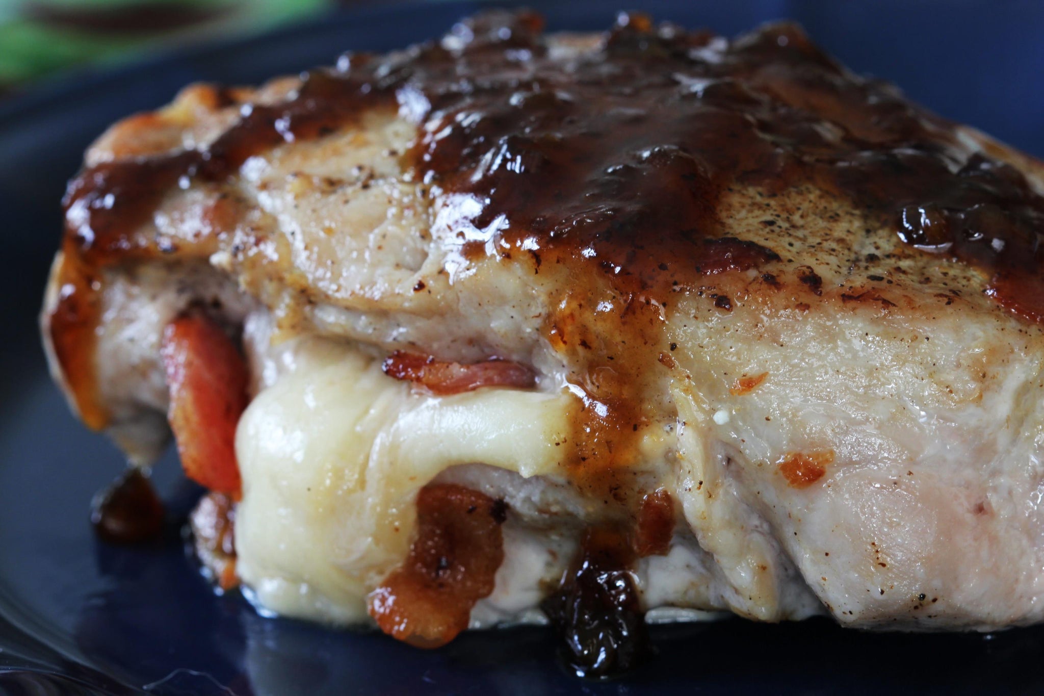 Bacon And Provolone Stuffed Pork Chops Circulon Cookware