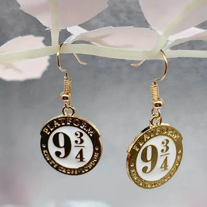 Platform 9 3/4 Earrings - Feeling Pretty Sparkly LLC