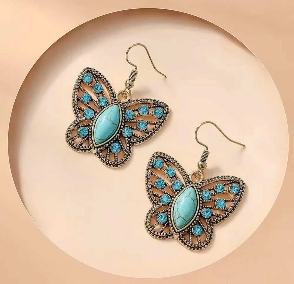 Rhinestone Butterfly Ear Cuffs – Kawaii Babe