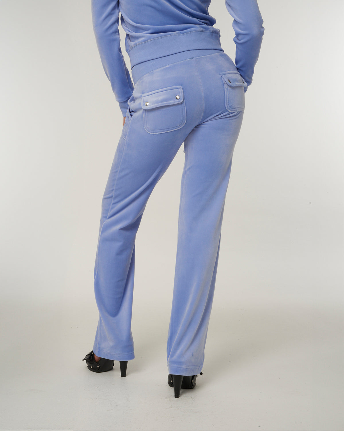 Juicy Couture Classic Velour Del Ray Pant Thyme