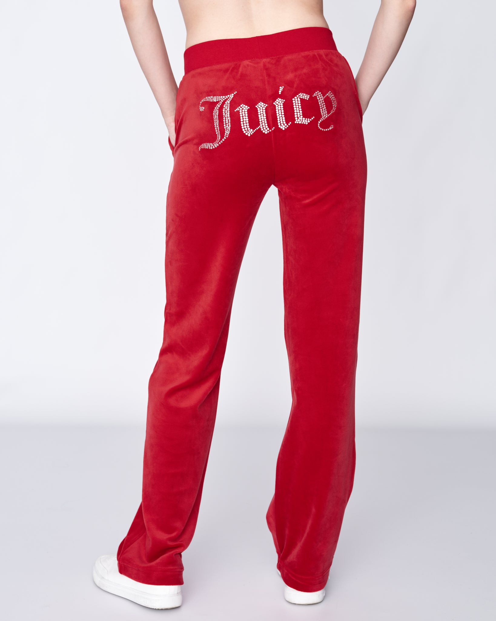 Classic Velour Diamante Del Ray Pant Astor Red - Juicy Couture Scandinavia