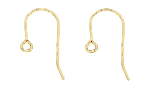 14ct Gold Filled Hook Loop & Coil Earring Pair Jewellery Wire Earring –  Millies Jewels