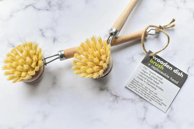 Plastic Free Wooden Dish Brush Head | Free The Ocean Brush and Head