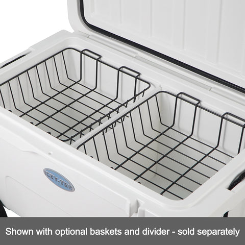 Icey-Tek 85 Litre Cool Box with baskets and divider