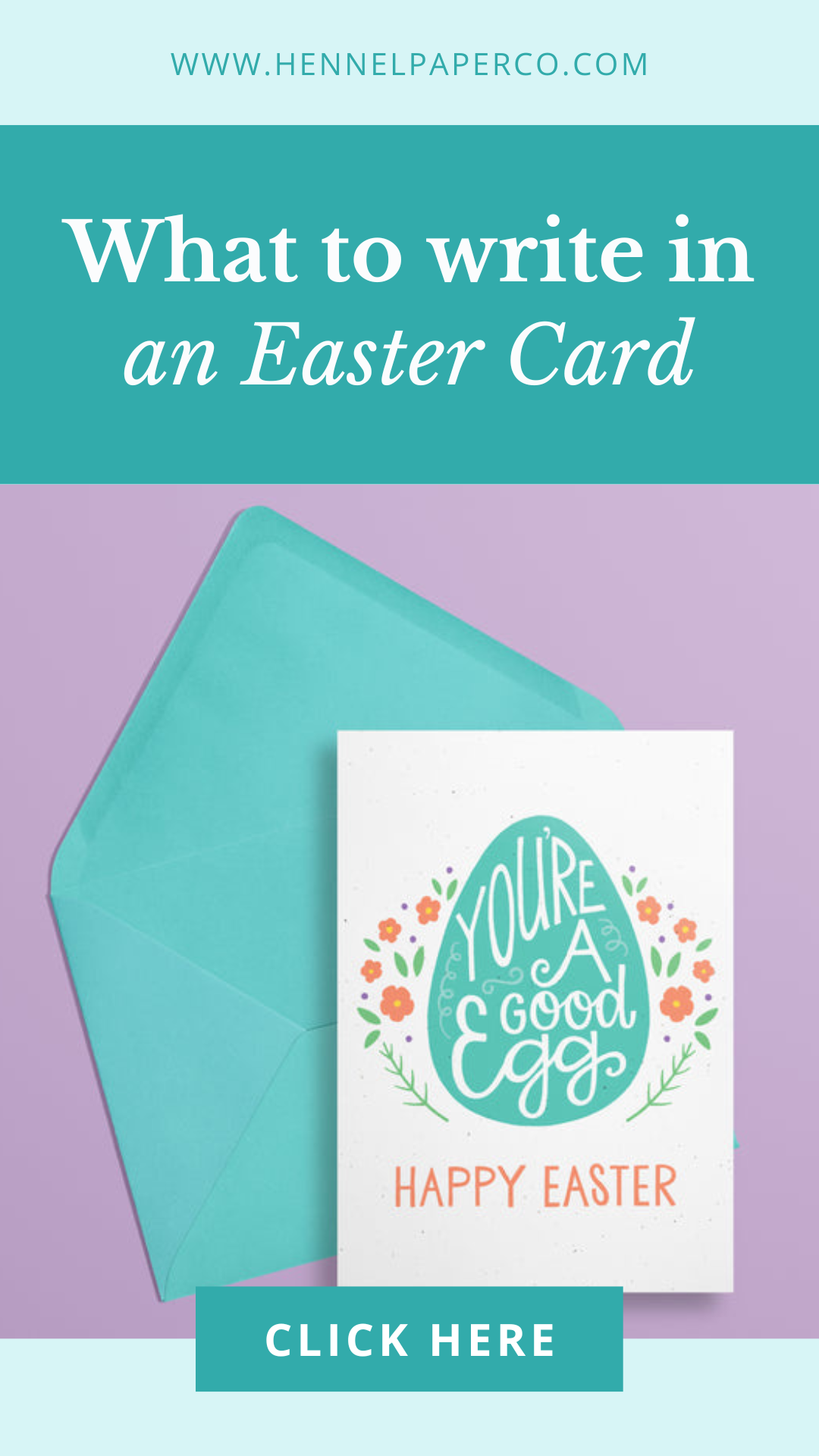 What to Write in an Easter Card  Hennel Paper Co. – Hennel Paper Co.