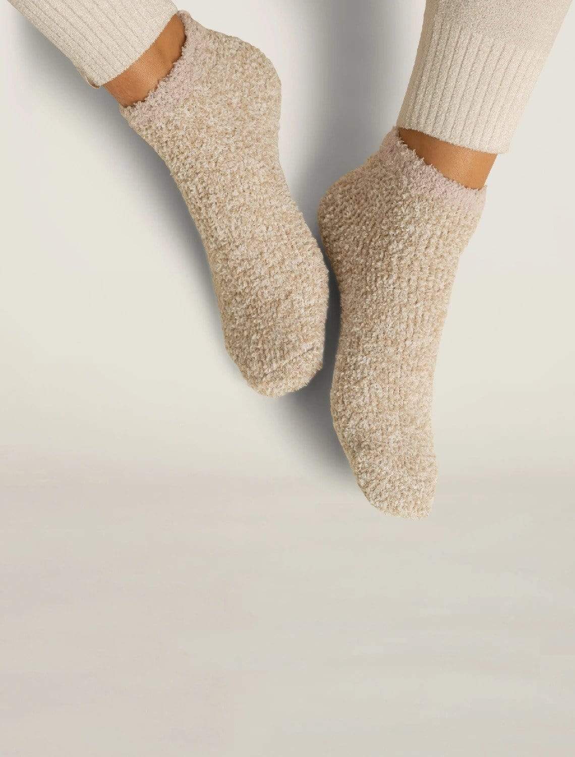 Barefoot Dreams CozyChic® Women's Herringbone Socks-Cream/Stone