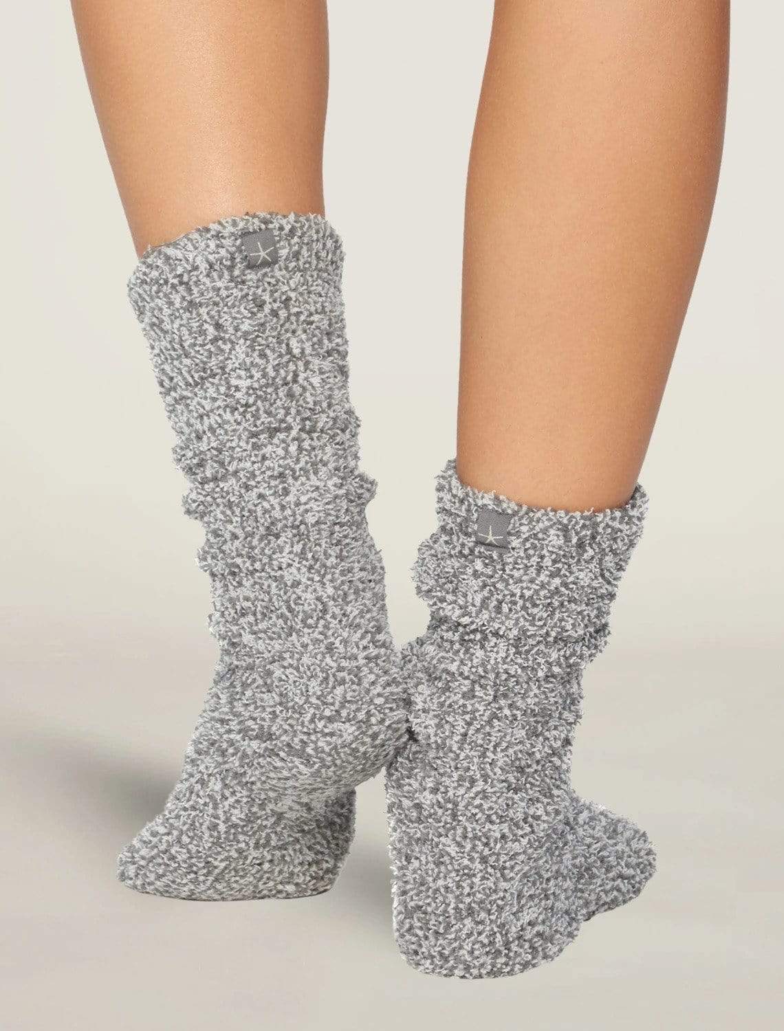 Barefoot Dreams CozyChic® Heathered Women's Socks- Graphite/White –  Adelaide's Boutique