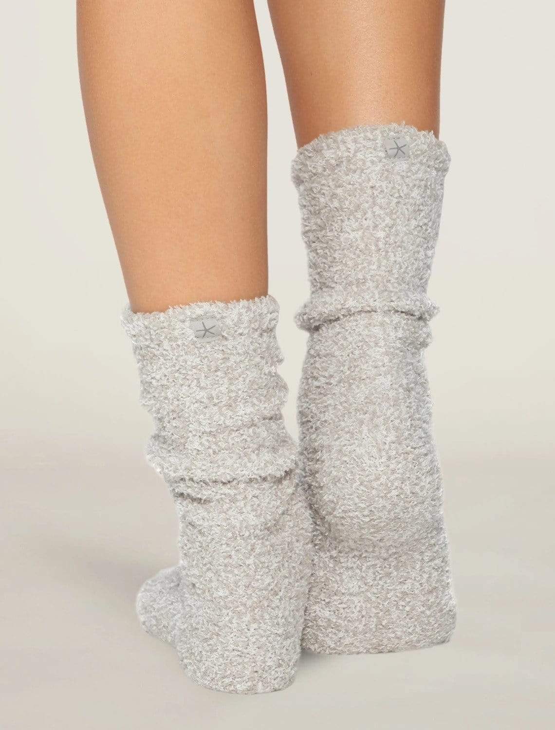 Barefoot Dreams CALCETINES BAREFOOT DREAMS COZYCHIC SOCKS en Graphite &  White