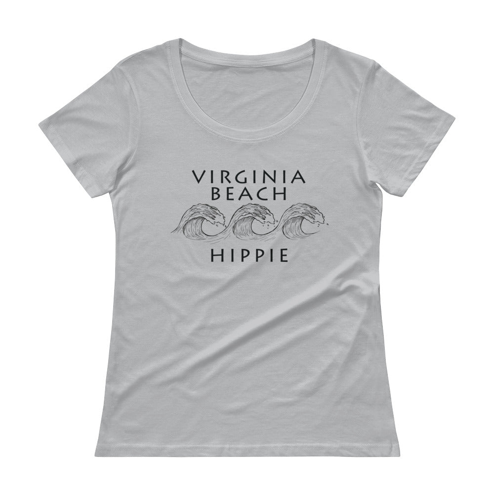Virginia Beach Ocean Hippie Women's Fashion Fit T-Shirt
