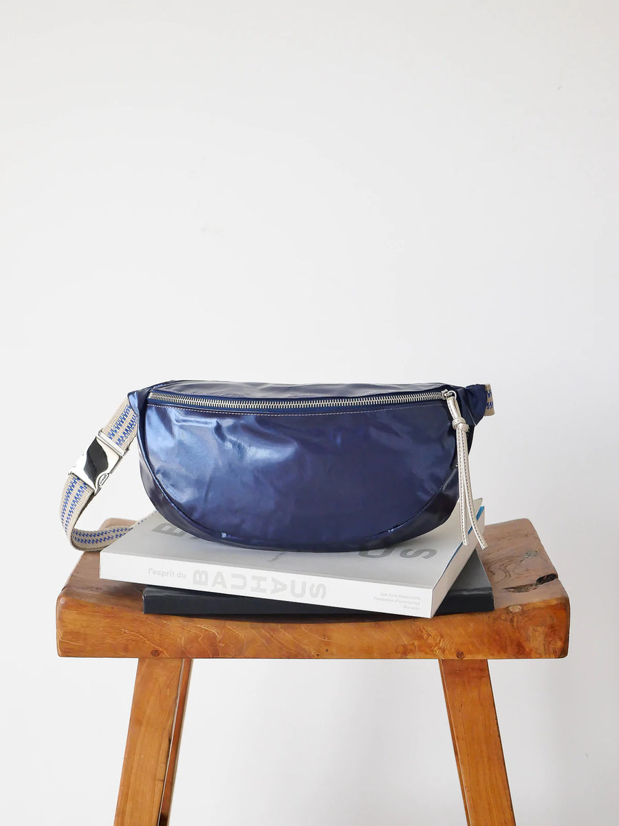 Brontibay Sakari Glam Belt Bag Fanny pack Bum Bag Sapphire Blue- Big Bag NY