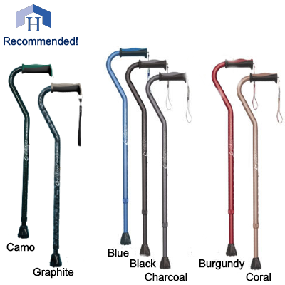 Airgo Comfort Plus Canes with Offset Handle – HomEquip