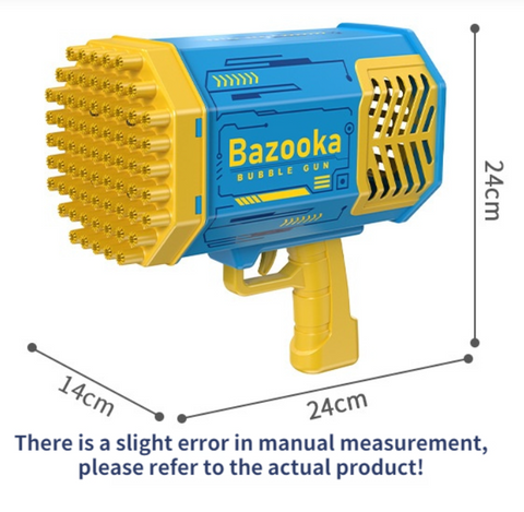 Rocket Bubble Gun 69 Holes