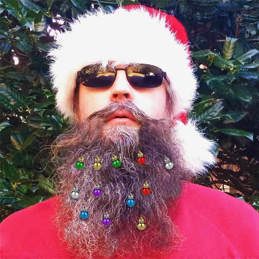 Christmas/Holiday Beard Ornaments Jewelry 12 Pieces Best Gift Shoppers