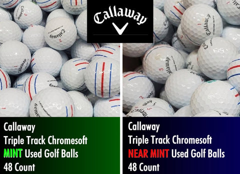 Callaway Triple Track Chromesoft Used Golf Balls