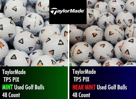 TaylorMade TP5 PIX Used Golf Balls | 48 Count