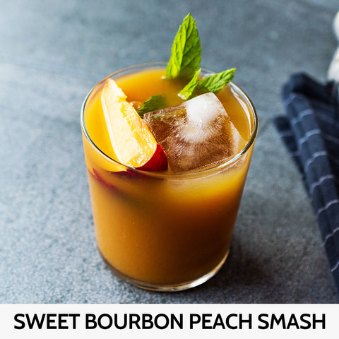 Sweet Bourbon Peach Smash